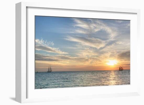 Key West Sunset III-Robert Goldwitz-Framed Photographic Print