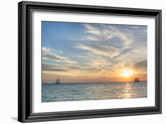 Key West Sunset III-Robert Goldwitz-Framed Photographic Print