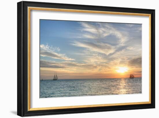 Key West Sunset III-Robert Goldwitz-Framed Photographic Print