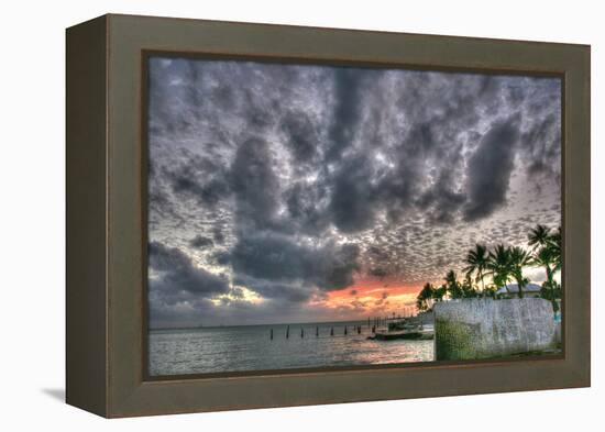 Key West Sunset IX-Robert Goldwitz-Framed Premier Image Canvas