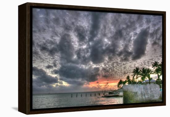 Key West Sunset IX-Robert Goldwitz-Framed Premier Image Canvas