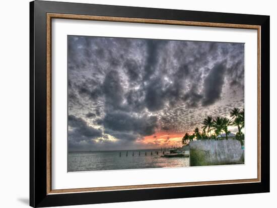 Key West Sunset IX-Robert Goldwitz-Framed Photographic Print