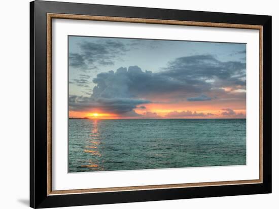 Key West Sunset VI-Robert Goldwitz-Framed Premium Photographic Print