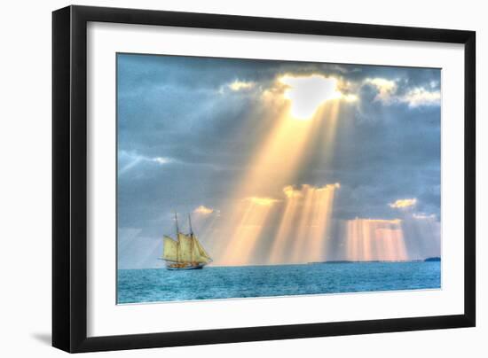 Key West Sunset XIII-Robert Goldwitz-Framed Photographic Print