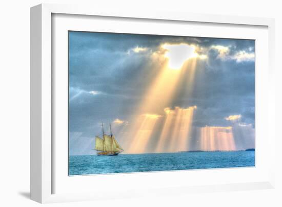 Key West Sunset XIII-Robert Goldwitz-Framed Photographic Print