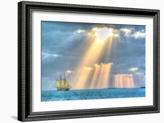 Key West Sunset XIII-Robert Goldwitz-Framed Photographic Print