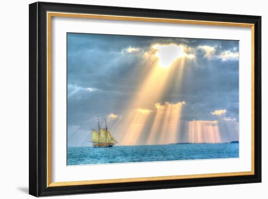 Key West Sunset XIII-Robert Goldwitz-Framed Photographic Print