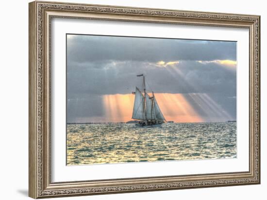 Key West Sunset XV-Robert Goldwitz-Framed Photographic Print