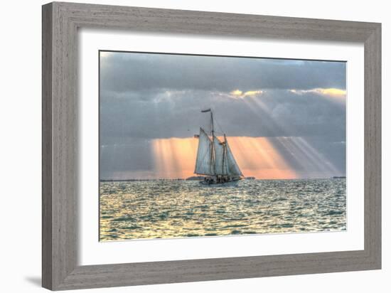 Key West Sunset XV-Robert Goldwitz-Framed Photographic Print