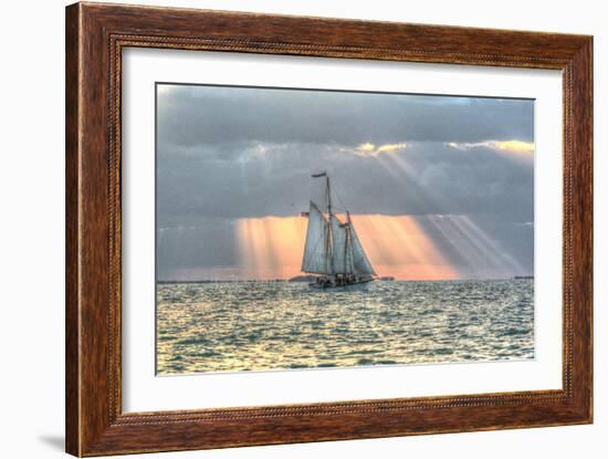 Key West Sunset XV-Robert Goldwitz-Framed Photographic Print