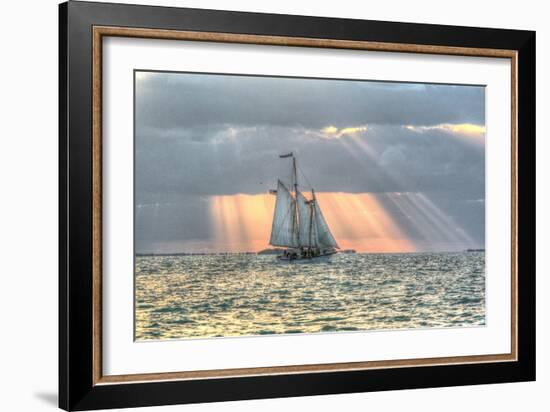 Key West Sunset XV-Robert Goldwitz-Framed Photographic Print