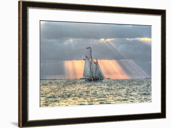 Key West Sunset XV-Robert Goldwitz-Framed Photographic Print