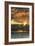 Key West Vertical with Schooner-Robert Goldwitz-Framed Photographic Print