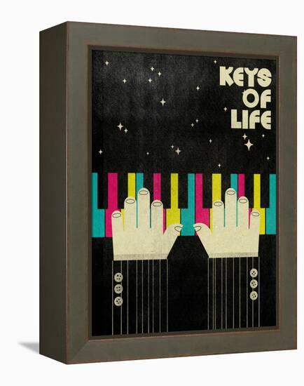 Keys of Life-Dale Edwin Murray-Framed Stretched Canvas