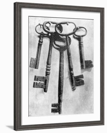 Keys of the Bastille-null-Framed Photographic Print