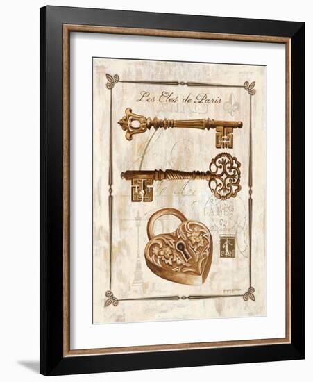 Keys to Paris II-Gregory Gorham-Framed Art Print