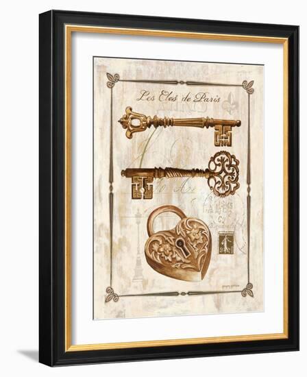 Keys to Paris II-Gregory Gorham-Framed Art Print