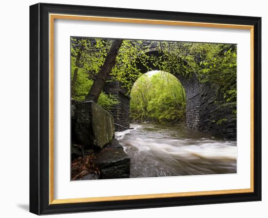 Keystone Arch on the West Branch of the Westfield River, Chester, Massachusetts, USA-Jerry & Marcy Monkman-Framed Photographic Print