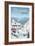 Keystone, Colorado - Retro Ski Resort-Lantern Press-Framed Art Print