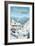 Keystone, Colorado - Retro Ski Resort-Lantern Press-Framed Art Print