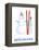 Keystone, Colorado, Snowman with Skis-Lantern Press-Framed Stretched Canvas