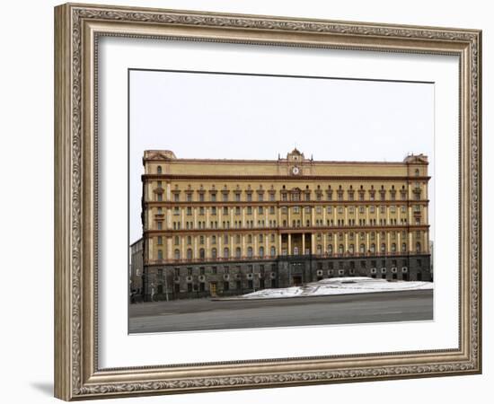 Kgb Building, Lubyankskaya Square, Moscow, Russia, Europe-Lawrence Graham-Framed Photographic Print