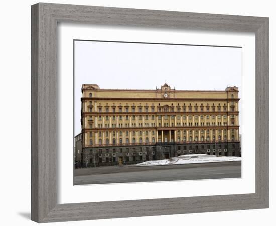 Kgb Building, Lubyankskaya Square, Moscow, Russia, Europe-Lawrence Graham-Framed Photographic Print