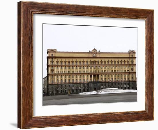 Kgb Building, Lubyankskaya Square, Moscow, Russia, Europe-Lawrence Graham-Framed Photographic Print