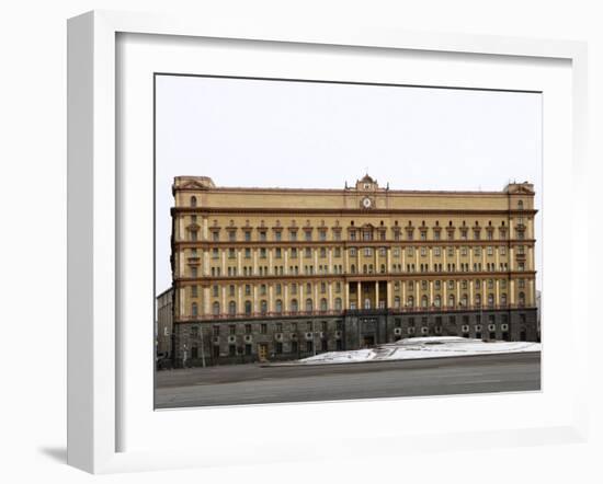 Kgb Building, Lubyankskaya Square, Moscow, Russia, Europe-Lawrence Graham-Framed Photographic Print