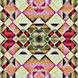 Native American Traditional Decorative Tribal Pattern Design Background-kgtoh-Art Print