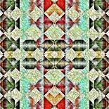Native American Traditional Decorative Tribal Pattern Design Background-kgtoh-Art Print