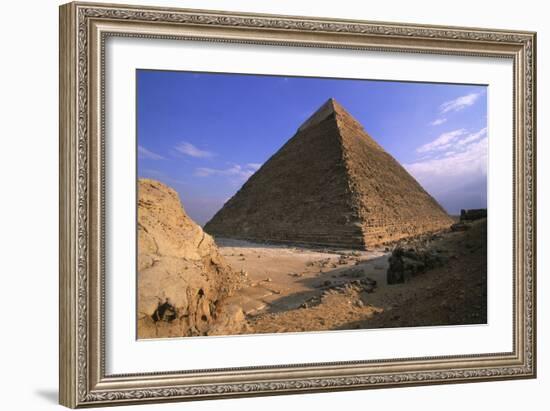 Khafre's Pyramid-null-Framed Premium Giclee Print