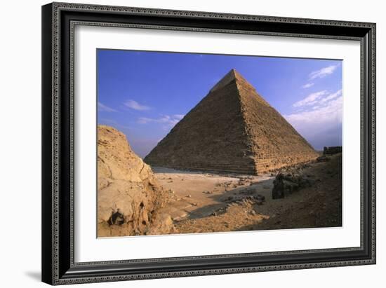 Khafre's Pyramid-null-Framed Premium Giclee Print