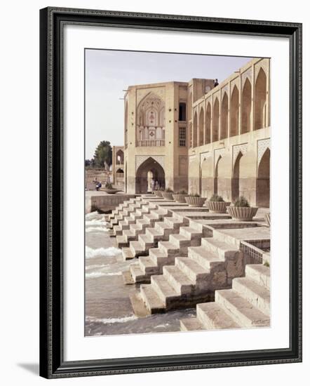 Khaju Bridge, Isfahan, Iran, Middle East-Sergio Pitamitz-Framed Photographic Print