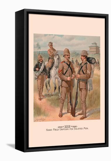 Khaki Field Uniform for Enlisted Men-H.a. Ogden-Framed Stretched Canvas