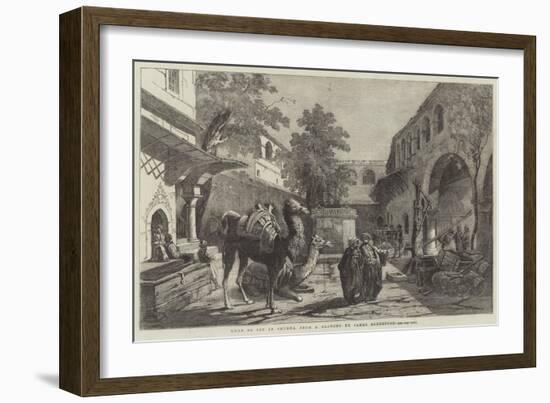 Khan or Inn in Smyrna-James Robertson-Framed Giclee Print