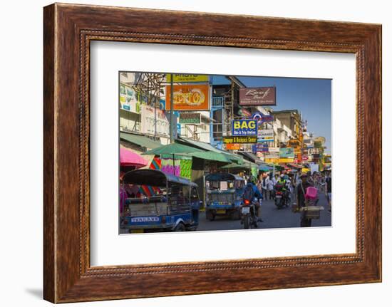 Khao San Road, Bangkok, Thailand, Southeast Asia, Asia-Frank Fell-Framed Photographic Print