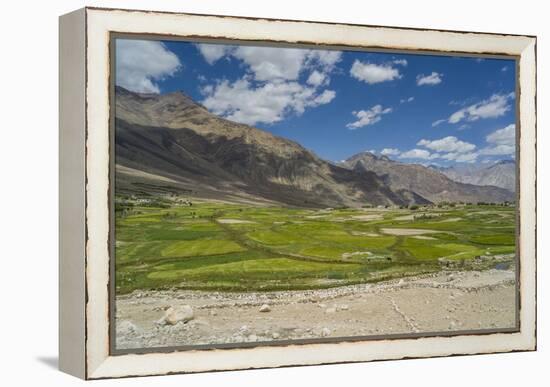 Khardung-La Pass is the Highest Motorable Road in the World with 18380 Feet, 5602,2 Meters-Guido Cozzi-Framed Premier Image Canvas