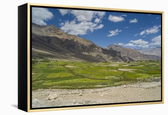 Khardung-La Pass is the Highest Motorable Road in the World with 18380 Feet, 5602,2 Meters-Guido Cozzi-Framed Premier Image Canvas