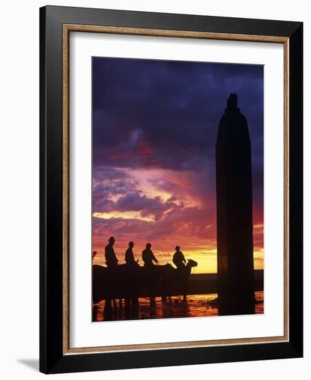 Khentii Province, Horse Herders Pay Homage to Genghis Khan, Mongolia-Paul Harris-Framed Photographic Print