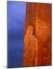 Khentii Province, Sunrise on a Carved Obelisk Dedicated to Genghis Khan, Mongolia-Paul Harris-Mounted Photographic Print