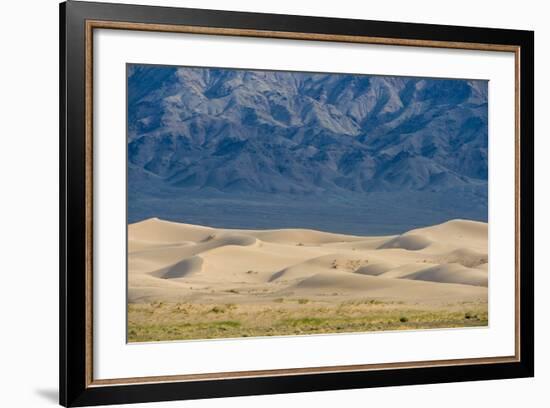 Khongor Sand Dunes, Govi Gurvan Saikhan National Park, Gobi Desert, South Mongolia. June 2015-Inaki Relanzon-Framed Photographic Print