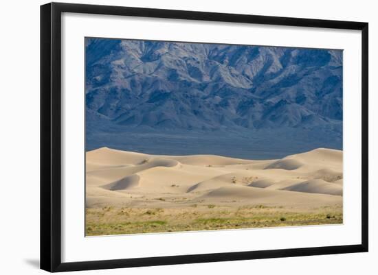 Khongor Sand Dunes, Govi Gurvan Saikhan National Park, Gobi Desert, South Mongolia. June 2015-Inaki Relanzon-Framed Photographic Print