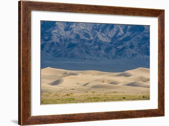 Khongor Sand Dunes, Govi Gurvan Saikhan National Park, Gobi Desert, South Mongolia. June 2015-Inaki Relanzon-Framed Photographic Print