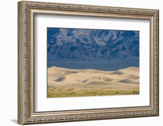 Khongor Sand Dunes, Govi Gurvan Saikhan National Park, Gobi Desert, South Mongolia. June 2015-Inaki Relanzon-Framed Photographic Print