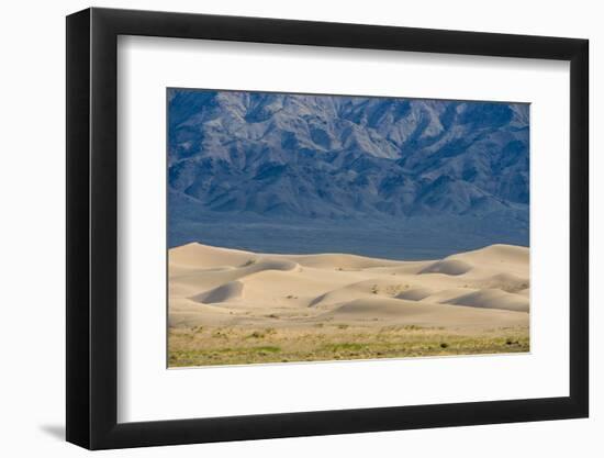 Khongor Sand Dunes, Govi Gurvan Saikhan National Park, Gobi Desert, South Mongolia. June 2015-Inaki Relanzon-Framed Photographic Print