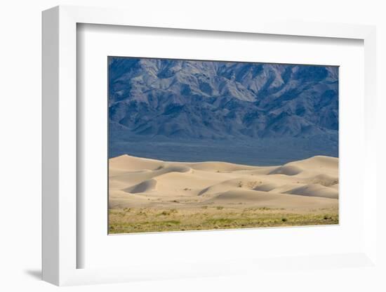 Khongor Sand Dunes, Govi Gurvan Saikhan National Park, Gobi Desert, South Mongolia. June 2015-Inaki Relanzon-Framed Photographic Print