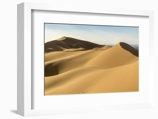 Khongor sand dunes in Gobi Gurvan Saikhan National Park, Sevrei district, South Gobi province, Mong-Francesco Vaninetti-Framed Photographic Print