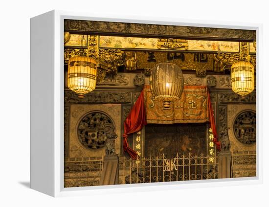 Khoo Kongsi clan temple, Penang, Malaysia, Southeast Asia, Asia-Melissa Kuhnell-Framed Premier Image Canvas