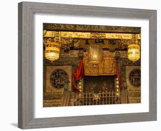 Khoo Kongsi clan temple, Penang, Malaysia, Southeast Asia, Asia-Melissa Kuhnell-Framed Photographic Print